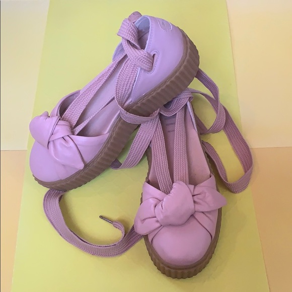 Puma Shoes - Fenty Rihanna Puma Bow Creeper Platform Shoes 7.5